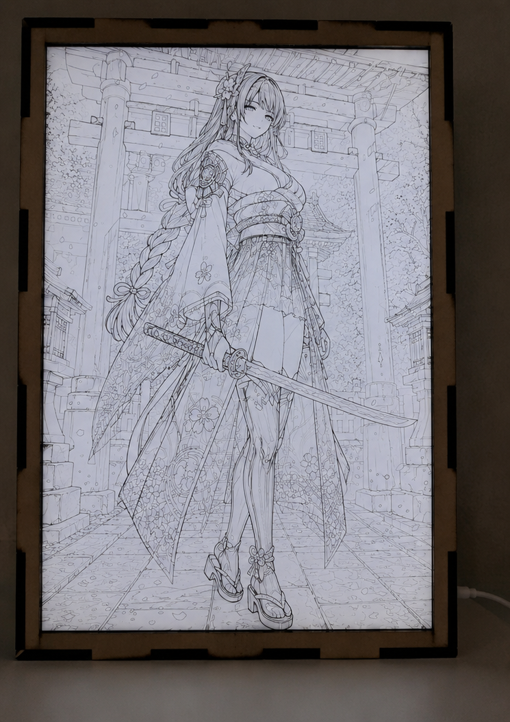 Lampara apagada - lineart