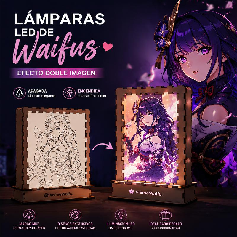 Categoría Lámparas LED de Waifus de AnimeWaifu