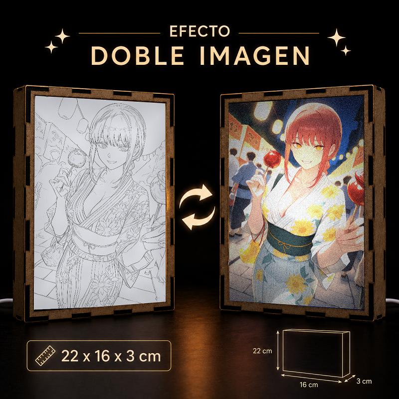 Lámpara LED Makima - Chainsaw Man - producto AnimeWaifu
