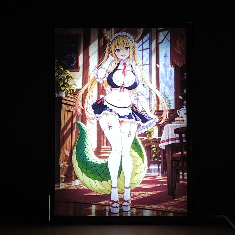 Lámpara Tohru - Miss Kobayashi's Dragon Maid - Cafetería - lámpara encendida