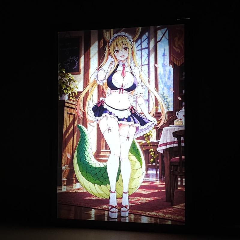 Lámpara Tohru - Miss Kobayashi's Dragon Maid - Cafetería - lámpara encendida