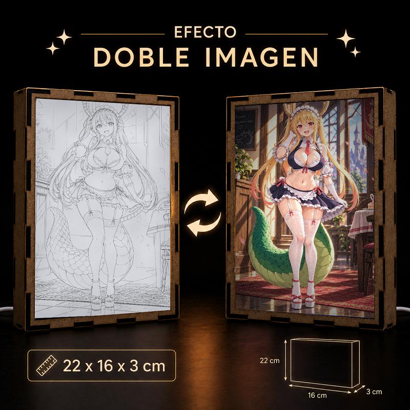 Lámpara Tohru - Miss Kobayashi's Dragon Maid - Cafetería - producto AnimeWaifu