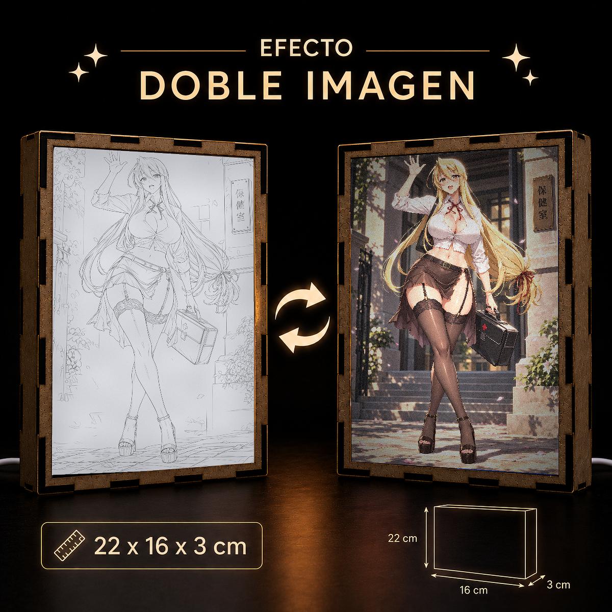 Lámpara Shizuka Marikawa - Highschool of the Dead - producto AnimeWaifu