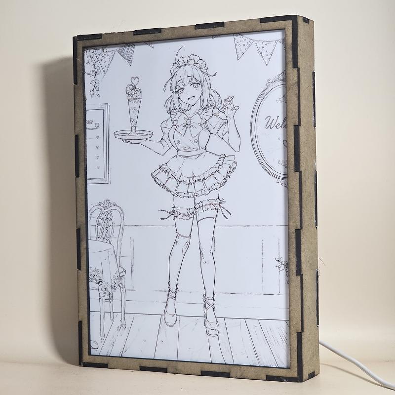 Lámpara Kiwi Araga Maid - Mahou Shoujo ni Akogarete - lámpara apagada
