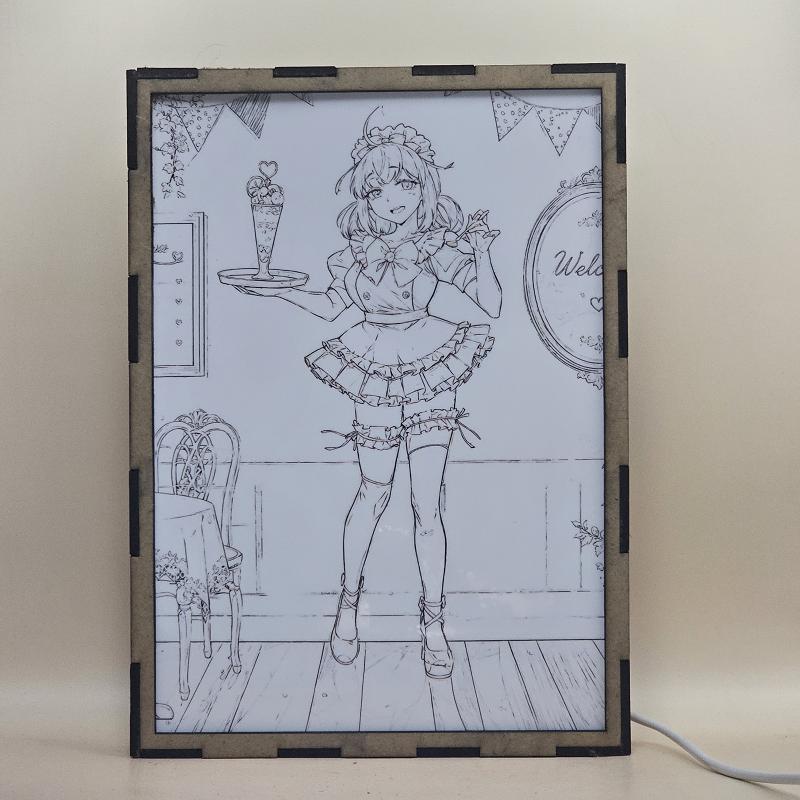 Lámpara Kiwi Araga Maid - Mahou Shoujo ni Akogarete - lámpara apagada