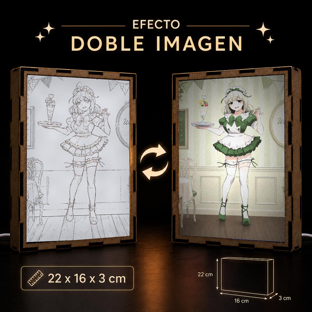 Lámpara Kiwi Araga Maid - Mahou Shoujo ni Akogarete - producto AnimeWaifu