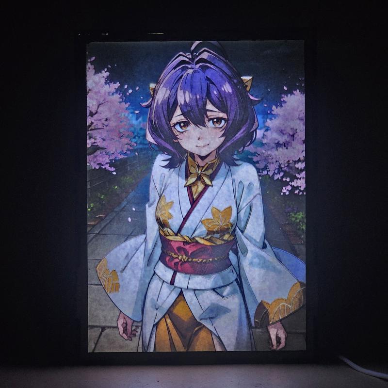 Lámpara Utena Hiiragi - Mahou Shoujo ni Akogarete - lámpara encendida