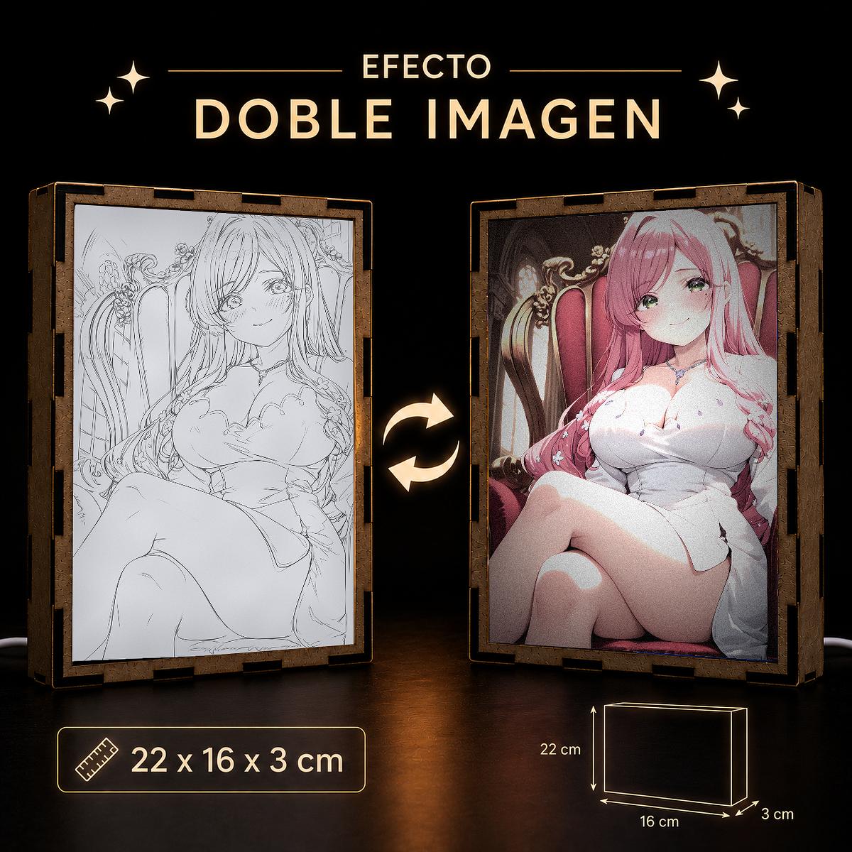 Lámpara Hahari Hanazono - Mis 100 novias que me quieren mogollón, mogollón - producto AnimeWaifu