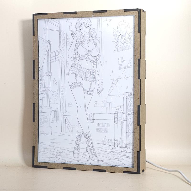 Lámpara Revy - Black Lagoon - lámpara apagada