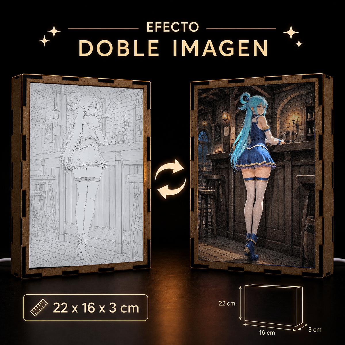 Lámpara Aqua - KonoSuba - producto AnimeWaifu