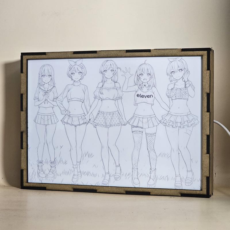 Lámpara LED Rent-A-Girlfriend - Chizuru, Mami, Ruka, Mini y Sumi - imagen de galería