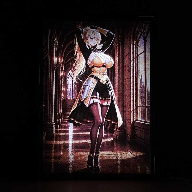 Lámpara Darkness - KonoSuba - lámpara encendida