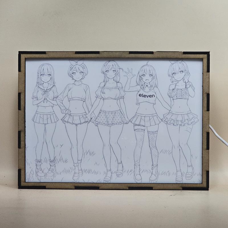 Lámpara LED Rent-A-Girlfriend - Chizuru, Mami, Ruka, Mini y Sumi - imagen de galería