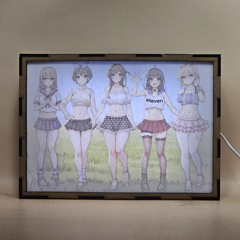 Lámpara LED Rent-A-Girlfriend - Chizuru, Mami, Ruka, Mini y Sumi - imagen de galería