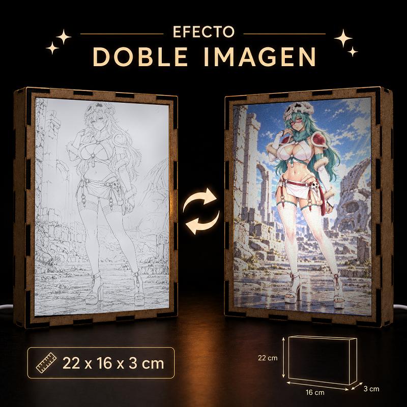 Lámpara LED Nelliel Tu Odelschwanck Bleach - Ruinas bajo el cielo azul - producto AnimeWaifu