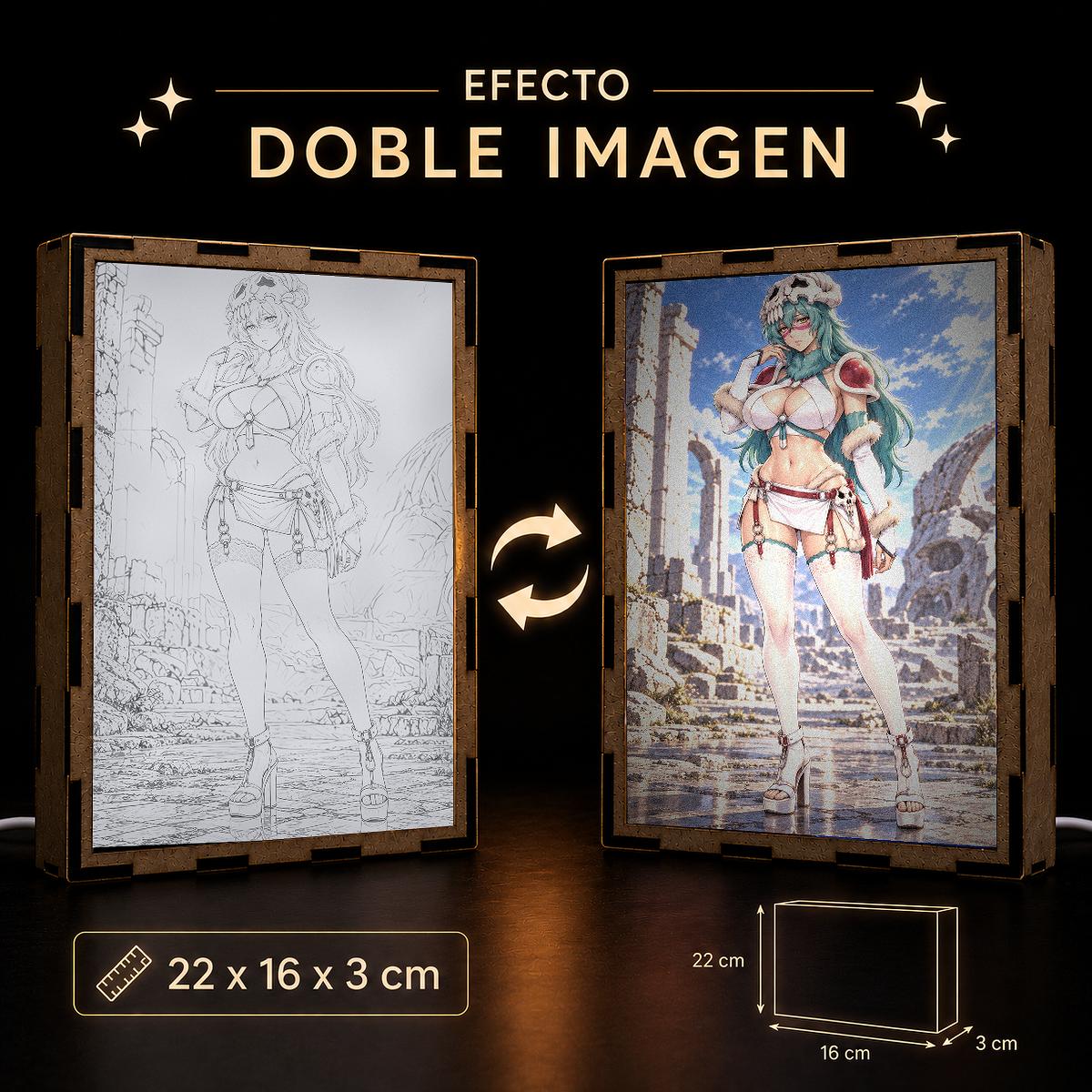 Lámpara LED Nelliel Tu Odelschwanck Bleach - Ruinas bajo el cielo azul - producto AnimeWaifu