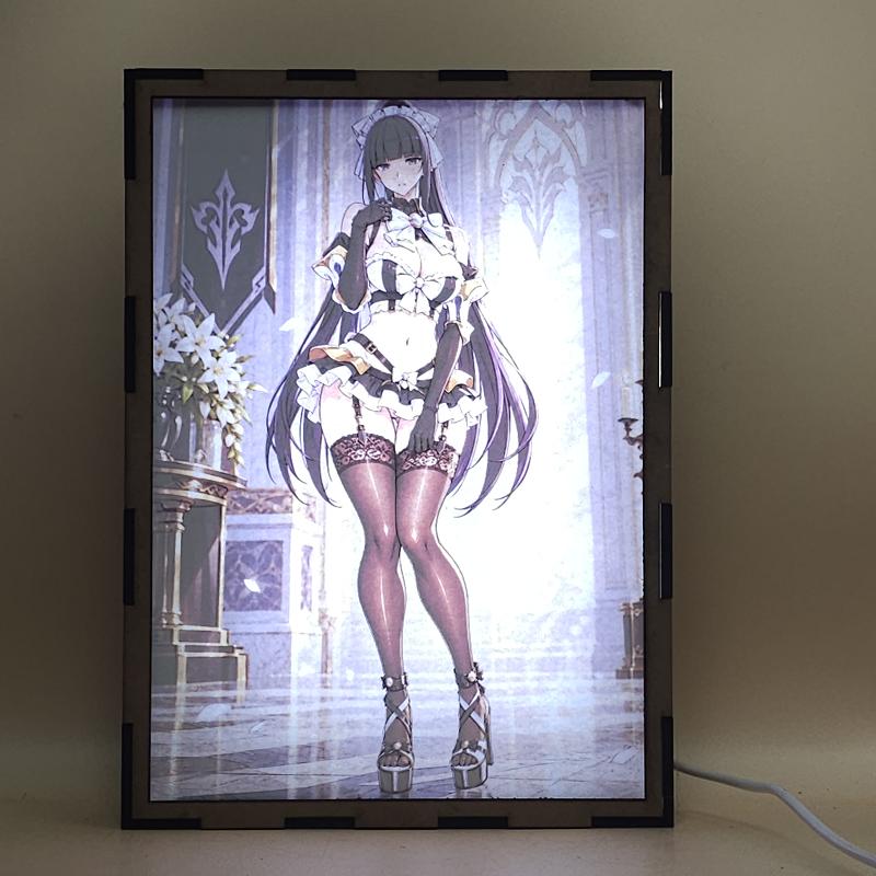 Lámpara LED Narberal Gamma Overlord - Sirvienta en salón gótico - imagen de galería