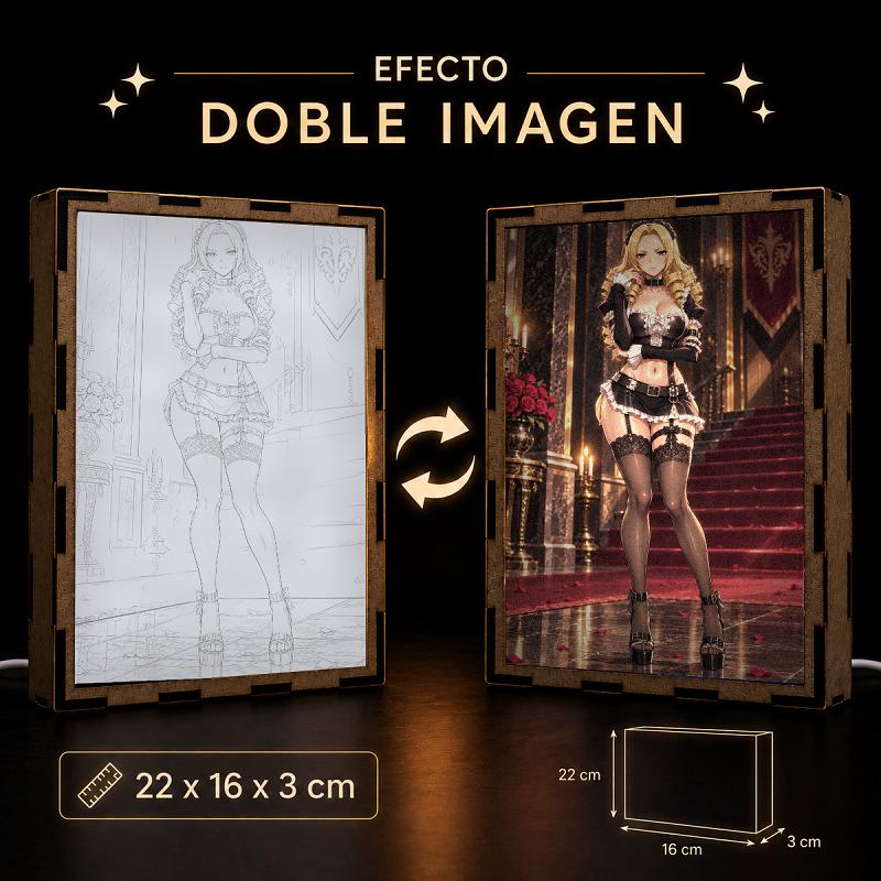 Lámpara LED Solution Epsilon Overlord - Sirvienta en gran salón - producto AnimeWaifu