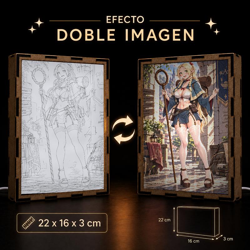 Lámpara LED Marcille Donato - Delicious in Dungeon - Aventurera - producto AnimeWaifu