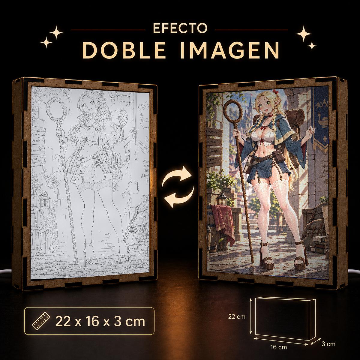 Lámpara LED Marcille Donato - Delicious in Dungeon - Aventurera - producto AnimeWaifu
