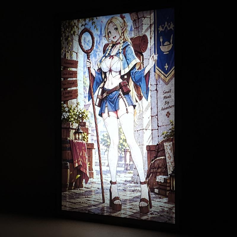Lámpara LED Marcille Donato - Delicious in Dungeon - Aventurera - lámpara encendida