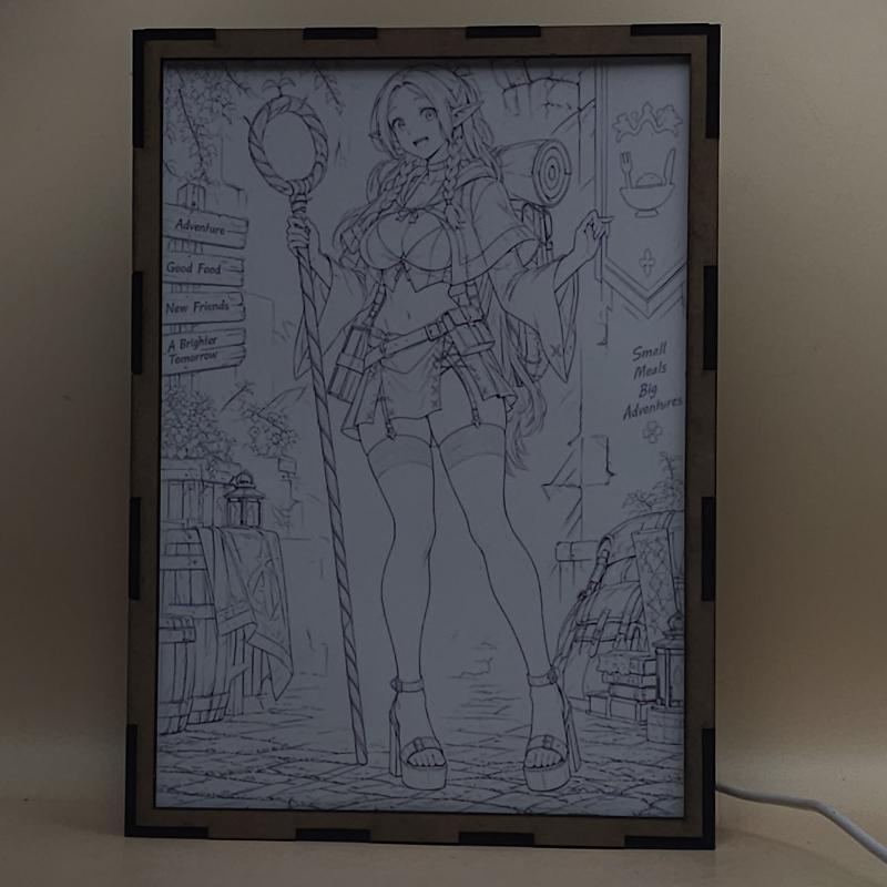 Lámpara LED Marcille Donato - Delicious in Dungeon - Aventurera - lámpara apagada