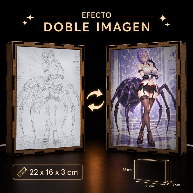 Lámpara LED Rachnera Arachnera - Monster Musume - Telarañas - producto AnimeWaifu
