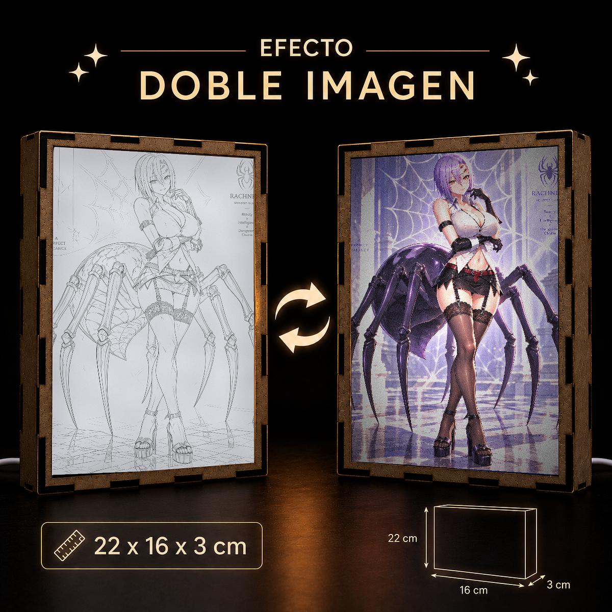 Lámpara LED Rachnera Arachnera - Monster Musume - Telarañas - producto AnimeWaifu