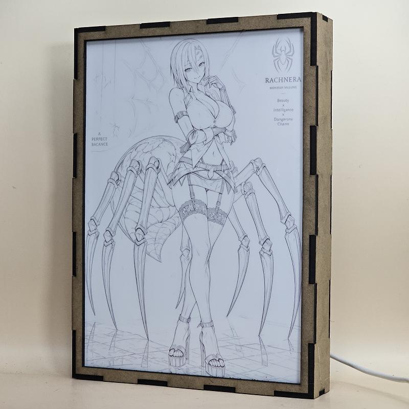 Lámpara LED Rachnera Arachnera - Monster Musume - Telarañas - lámpara apagada