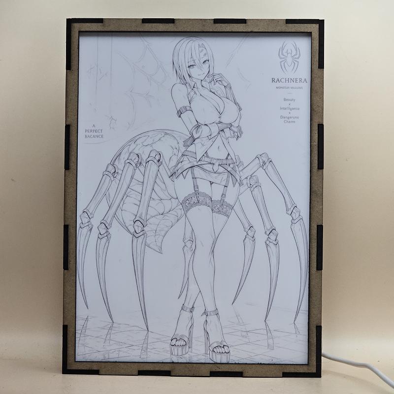 Lámpara LED Rachnera Arachnera - Monster Musume - Telarañas - lámpara apagada