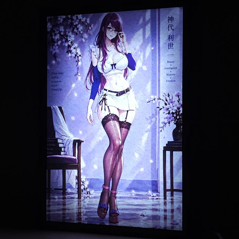 Lámpara LED Rize Kamishiro - Tokyo Ghoul - Flores - lámpara encendida