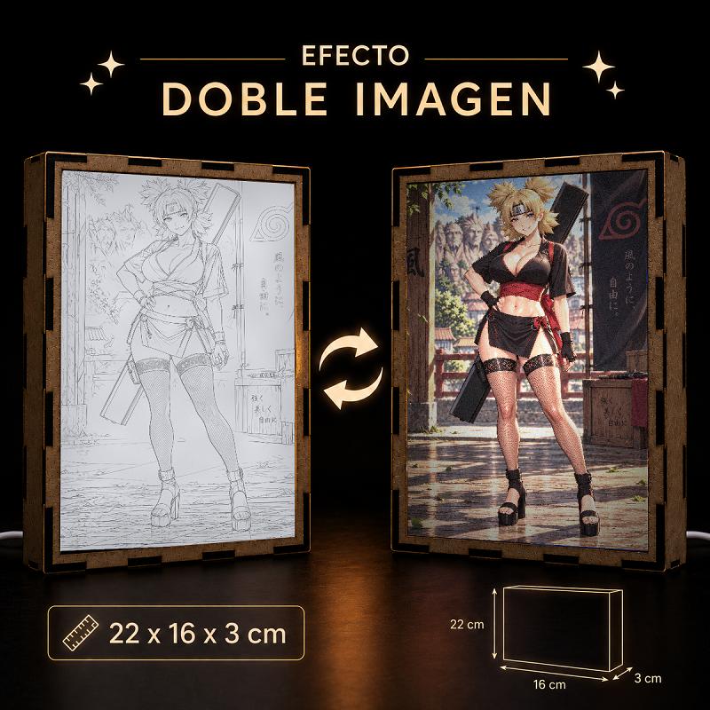 Lámpara LED Temari - Naruto - Konoha - producto AnimeWaifu