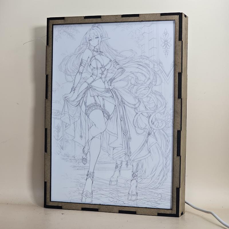 Lámpara LED Centorea Shianus - Monster Musume - Jardines del Castillo - lámpara apagada