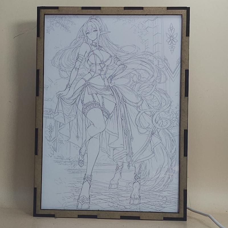 Lámpara LED Centorea Shianus - Monster Musume - Jardines del Castillo - lámpara apagada