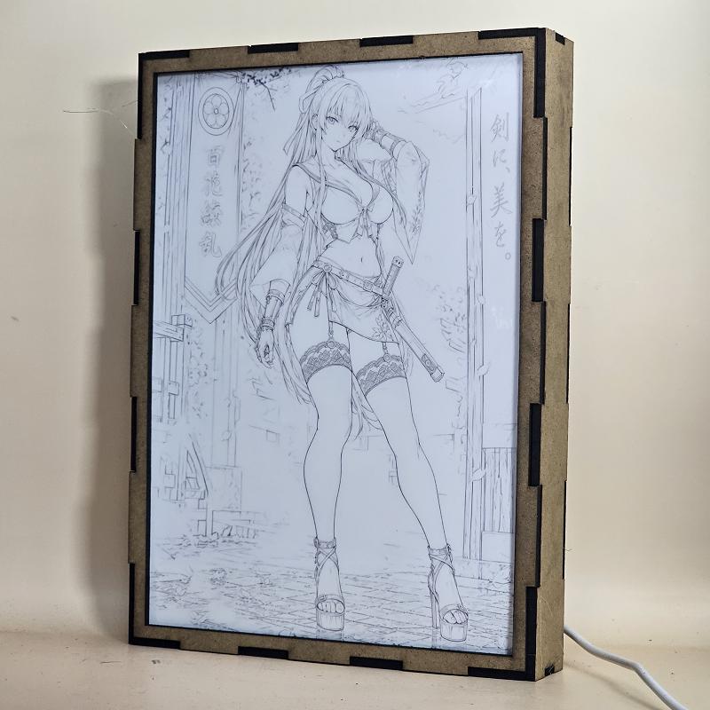 Lámpara LED Saeko Busujima - Highschool of the Dead - Sendero de Cerezos - lámpara apagada