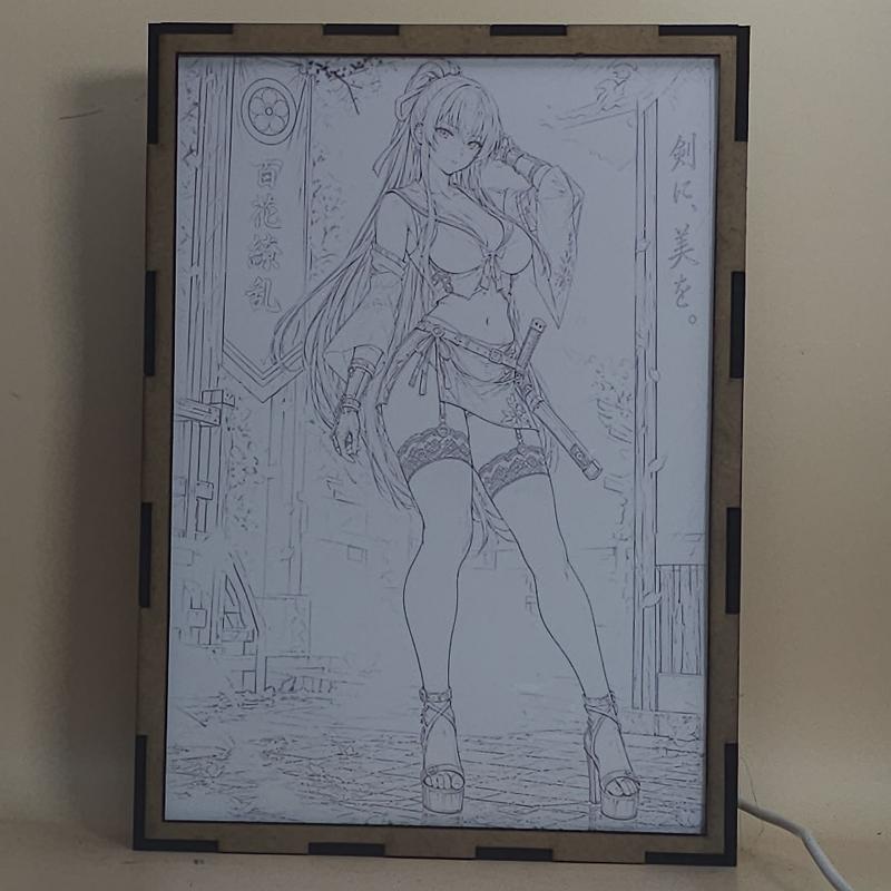 Lámpara LED Saeko Busujima - Highschool of the Dead - Sendero de Cerezos - lámpara apagada