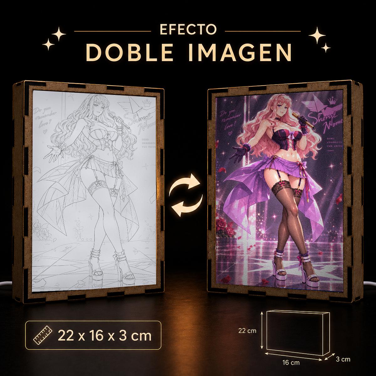 Lámpara LED Sheryl Nome - Macross Frontier - Escenario Estelar - producto AnimeWaifu