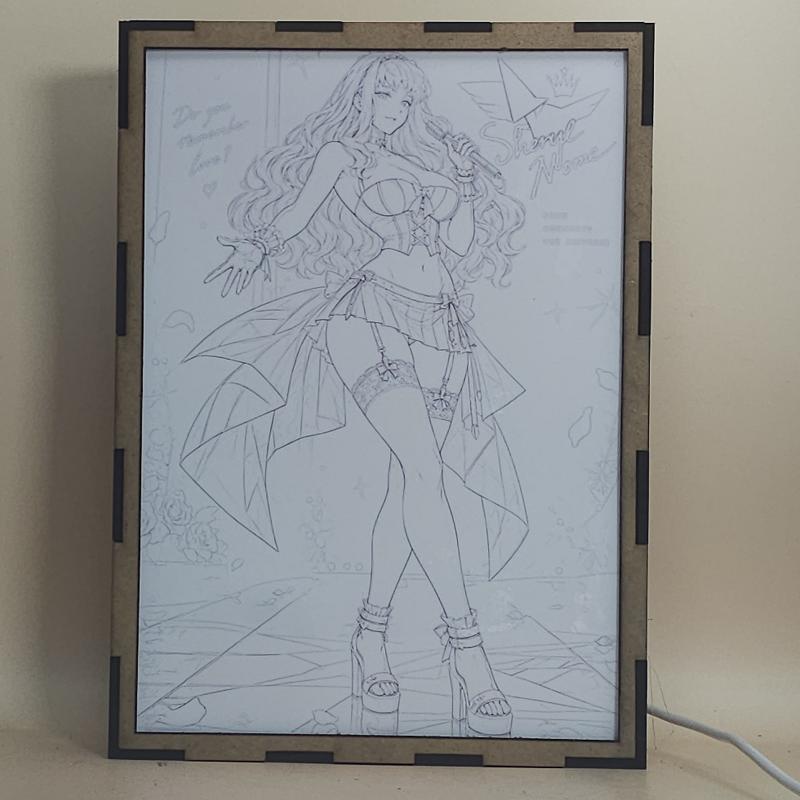 Lámpara LED Sheryl Nome - Macross Frontier - Escenario Estelar - lámpara apagada