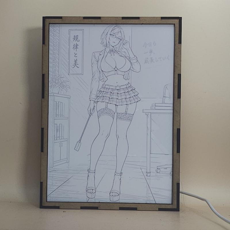Lámpara LED Meiko Shiraki - Prison School - Aula al Atardecer - lámpara apagada
