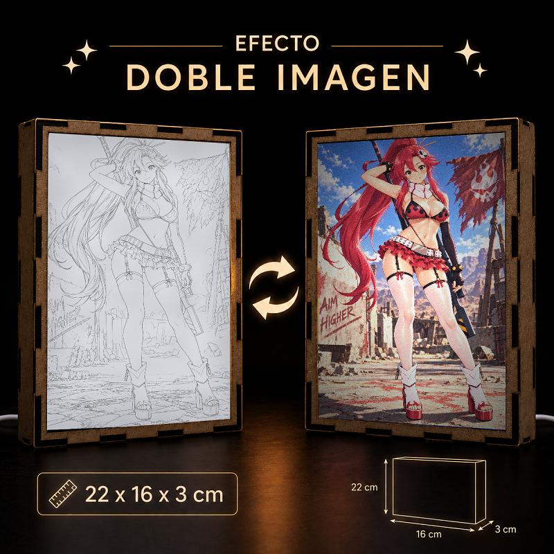Lámpara Yoko Littner – Gurren Lagann - producto AnimeWaifu