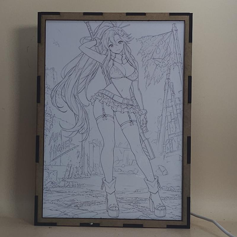 Lámpara Yoko Littner – Gurren Lagann - lámpara apagada