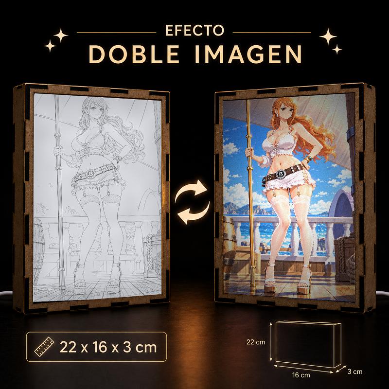 Lámpara LED Nami - One Piece - Cubierta del barco - producto AnimeWaifu