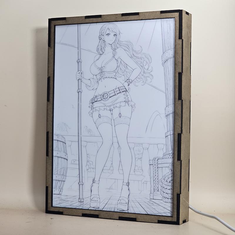 Lámpara LED Nami - One Piece - Cubierta del barco - lámpara apagada