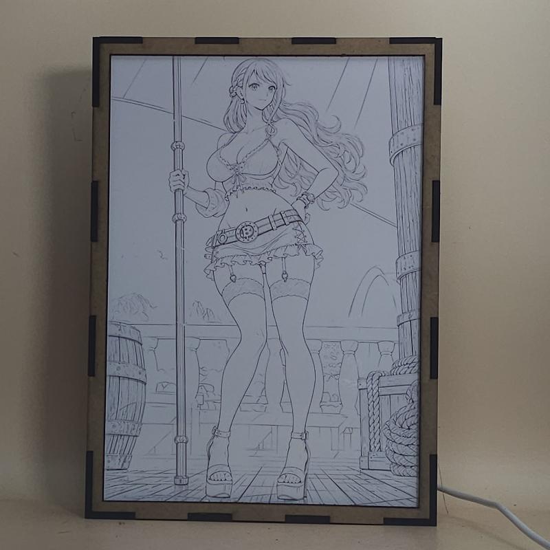 Lámpara LED Nami - One Piece - Cubierta del barco - lámpara apagada