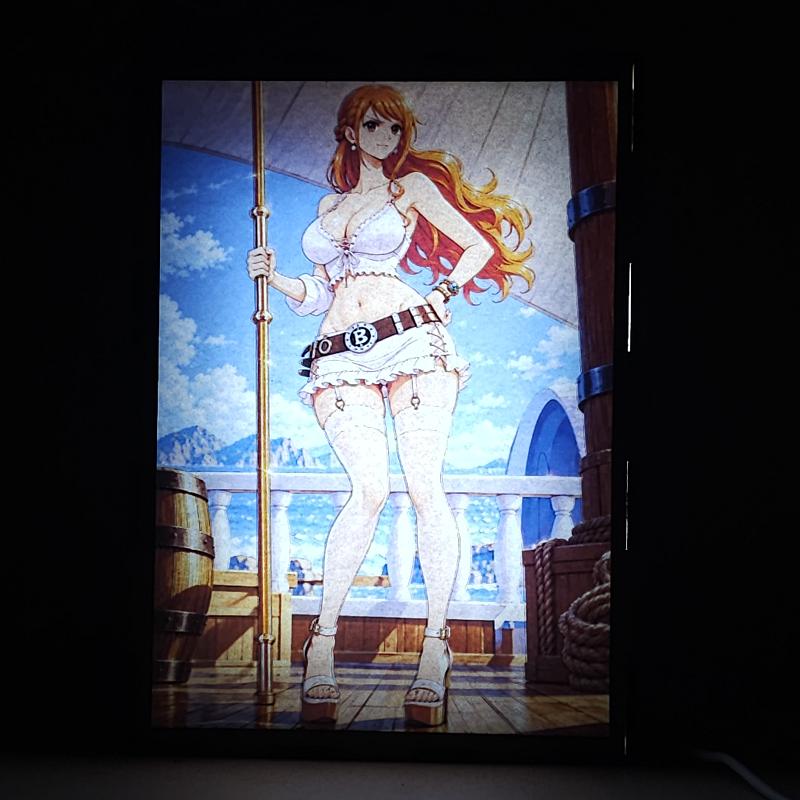 Lámpara LED Nami - One Piece - Cubierta del barco - lámpara encendida