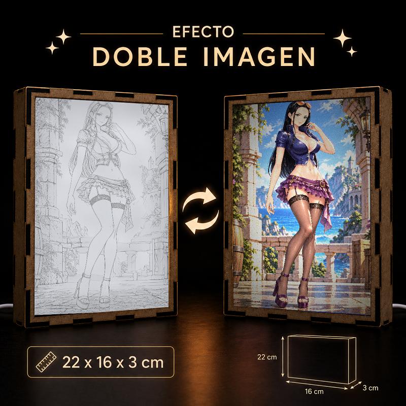 Lámpara Nico Robin – One Piece | Falda de volantes - producto AnimeWaifu
