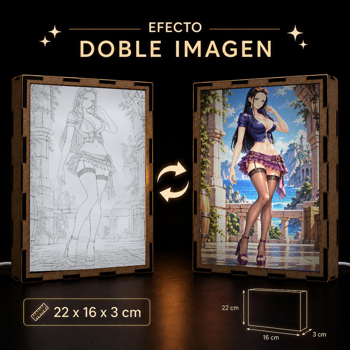 Lámpara Nico Robin – One Piece | Falda de volantes - producto AnimeWaifu