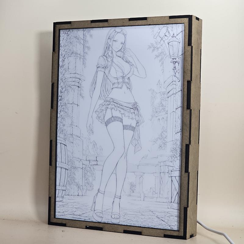 Lámpara Nico Robin – One Piece | Falda de volantes - lámpara apagada