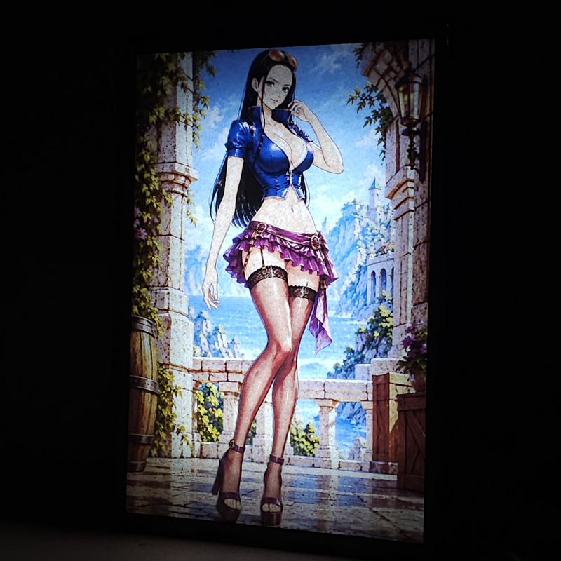 Lámpara Nico Robin – One Piece | Falda de volantes - lámpara encendida