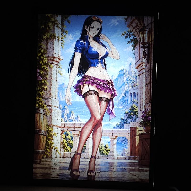 Lámpara Nico Robin – One Piece | Falda de volantes - lámpara encendida